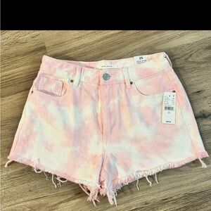PacSun Pink Tie-Dye Women's Shorts